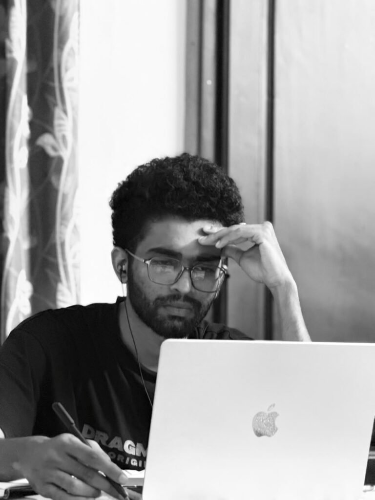 Behind the Scenes of vishnuprasad while working