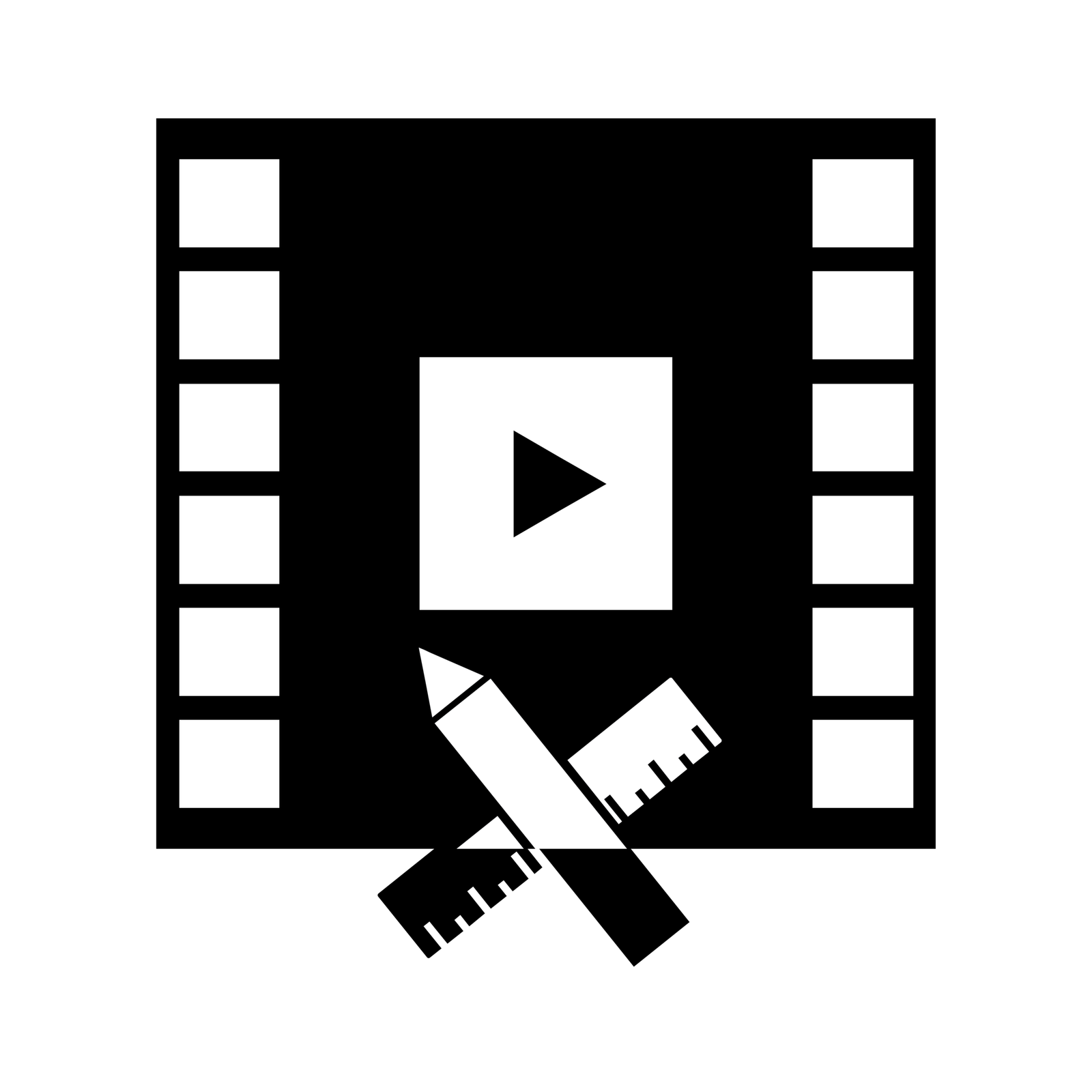 Video Editing creative service logo