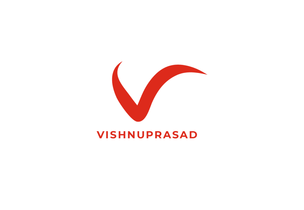 vishnuprasad personal brand logo